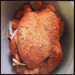 Paleo Slow Cooker Roast Chicken